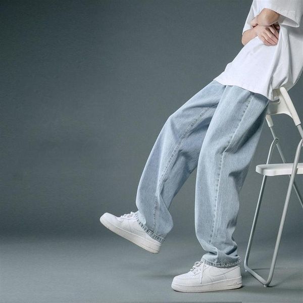 men's jeans summer high street casual classic baggy pants men's korean fashion hip hop denim straight wide leg trousers 268z, Blue
men's jeans summer high street casual classic baggy pants men's korean fashion hip hop denim straight wide leg trousers 268z, Blue