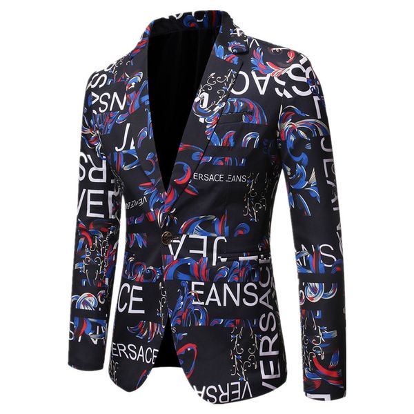 men's suits blazers men slim fit blazers suit jackets and coats male letter printing smart casual suits blazers men wedding dress jacke, White;black
men's suits blazers men slim fit blazers suit jackets and coats male letter printing smart casual suits blazers men wedding dress jacke, White;black