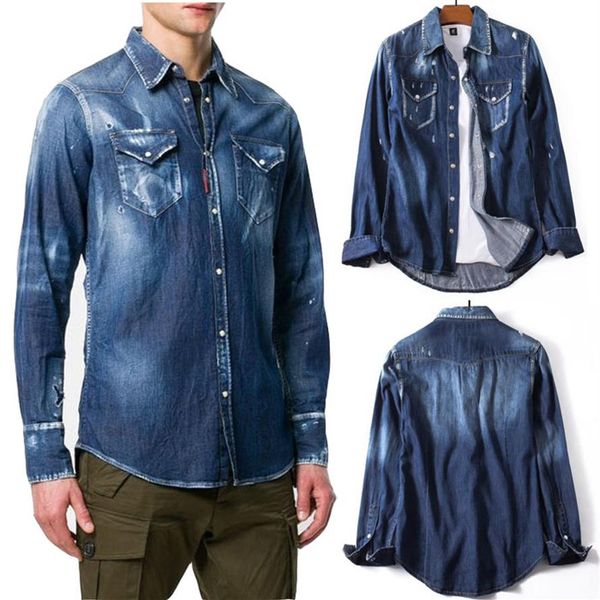 ripped denim shirt men's distressed bleached wash vintage casual slim fit jean shirts cool guy315s, White;black
ripped denim shirt men's distressed bleached wash vintage casual slim fit jean shirts cool guy315s, White;black