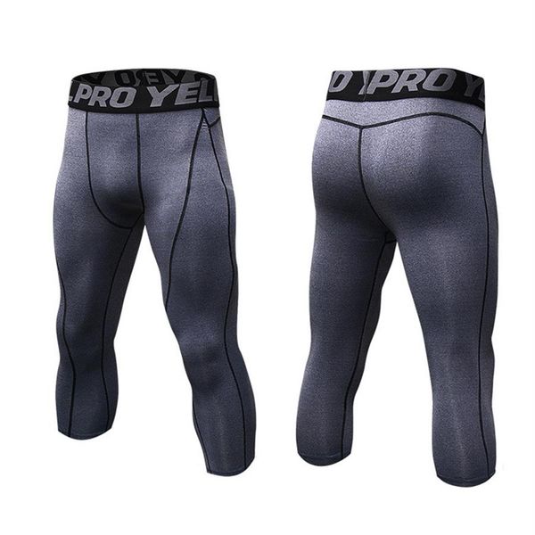 men sports pant fitness tights cropped trousers gym compression bodybuilding male sport running cycling fitness leggings outdoor s216b, Black
men sports pant fitness tights cropped trousers gym compression bodybuilding male sport running cycling fitness leggings outdoor s216b, Black