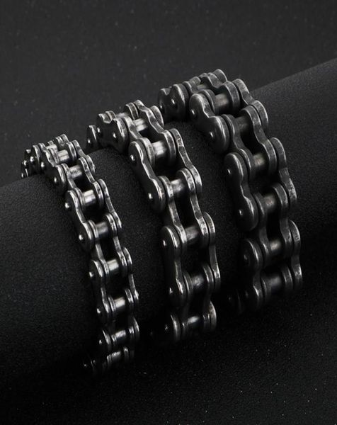 18mm 22mm large heavy men039s black biker motorcycle chain bracelet punk hiphop cool brush black 316l stainless steel bicycle b3643615, Golden;silver
18mm 22mm large heavy men039s black biker motorcycle chain bracelet punk hiphop cool brush black 316l stainless steel bicycle b3643615, Golden;silver