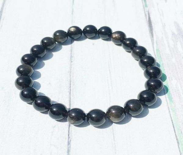 mg0392 a grade natural golden obsidian bracelet healing balance meditation bracelet stress relief gift whole4072768, Black
mg0392 a grade natural golden obsidian bracelet healing balance meditation bracelet stress relief gift whole4072768, Black