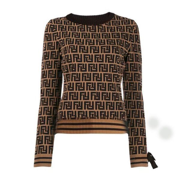 designer sweater for women autumn pullover round neck striped f letter graphic sweater cardigan high end jacquard cardigan knitting sweaters, White;black
designer sweater for women autumn pullover round neck striped f letter graphic sweater cardigan high end jacquard cardigan knitting sweaters, White;black