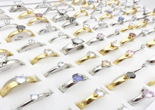 whole 50 pieces womens stainless steel band rings silver golden plated zircon stone shining fashion jewelry engagement wedding9699609
whole 50 pieces womens stainless steel band rings silver golden plated zircon stone shining fashion jewelry engagement wedding9699609