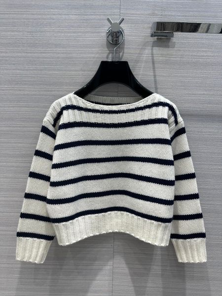 women's sweaters 2023 women fashion long sleeve casual striped collar small short cashmere sweater 0608 230811, White;black
women's sweaters 2023 women fashion long sleeve casual striped collar small short cashmere sweater 0608 230811, White;black