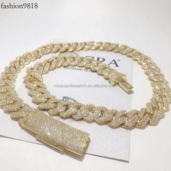 custom hip hop jewelry moussaint cuban necklace s sterling sier plated 14k gold full set moussaint diamond cuban chain, Silver
custom hip hop jewelry moussaint cuban necklace s sterling sier plated 14k gold full set moussaint diamond cuban chain, Silver