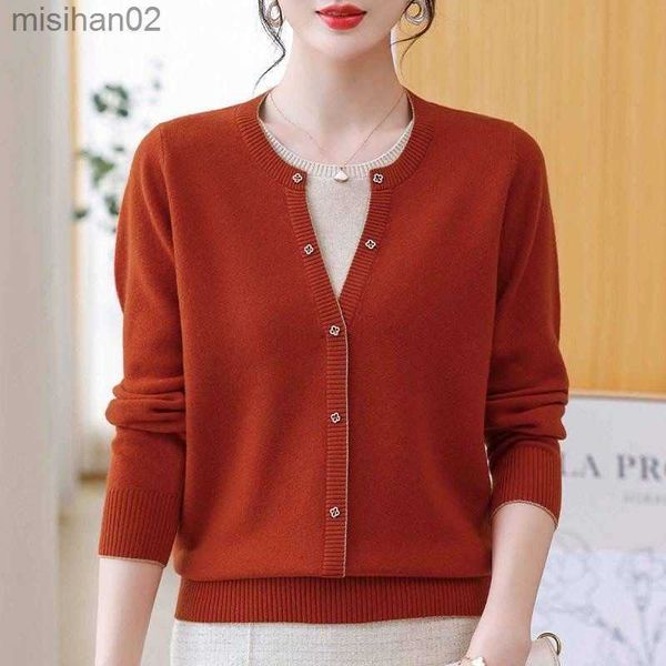 women's knits tees women pullover shirt sweater for spring autumn 2023 new fashion false 2 pieces oversize warm female knitting hkd230, White
women's knits tees women pullover shirt sweater for spring autumn 2023 new fashion false 2 pieces oversize warm female knitting hkd230, White