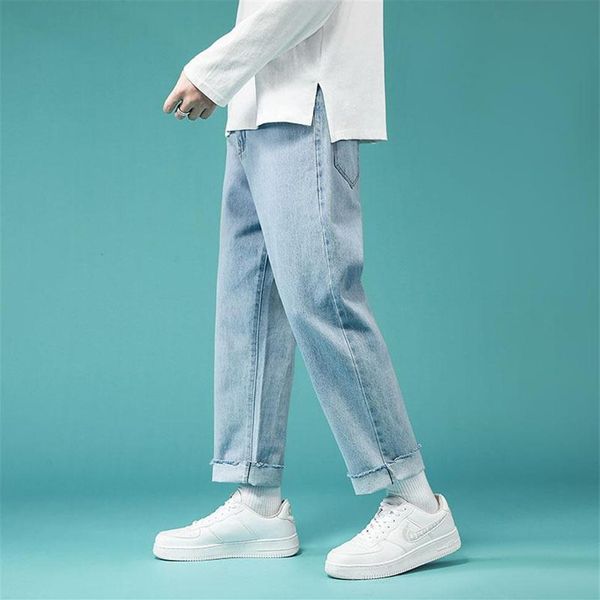 men's jeans for men straight baggy high street hip hop hole ripped spring autumn casual denim trousers261c, Blue
men's jeans for men straight baggy high street hip hop hole ripped spring autumn casual denim trousers261c, Blue