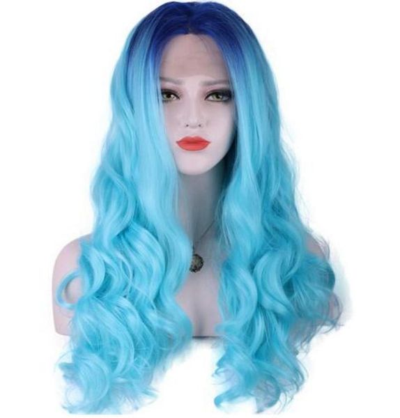 fashion high temperature fiber heat resistant natural 22quot long body wave two tones dark blue ombre blue roots synthetic lace 916852583, Black
fashion high temperature fiber heat resistant natural 22quot long body wave two tones dark blue ombre blue roots synthetic lace 916852583, Black