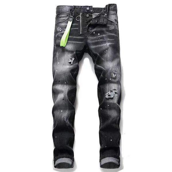 designer jeans hip-hop high street fashion brand jean retro torn fold stitching men's design motorcycle riding slim pants3080, Blue
designer jeans hip-hop high street fashion brand jean retro torn fold stitching men's design motorcycle riding slim pants3080, Blue