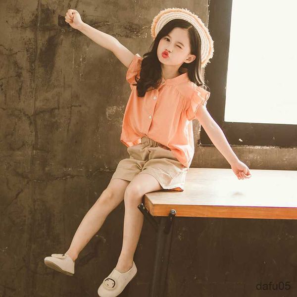 clothing sets baby summer suits for girl short sleeve blouse +shorts piece set child wid-leg short pants kids cotton outfits clothes r230812, White
clothing sets baby summer suits for girl short sleeve blouse +shorts piece set child wid-leg short pants kids cotton outfits clothes r230812, White