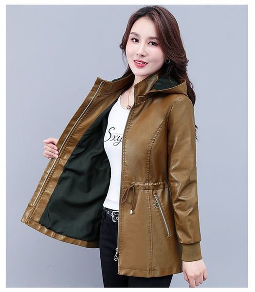 womens jackets autumn winter leather jacket women dismantle hooded coat fleece thicken pu overcoat female drawstring windbreakers 230811, Black;brown
womens jackets autumn winter leather jacket women dismantle hooded coat fleece thicken pu overcoat female drawstring windbreakers 230811, Black;brown