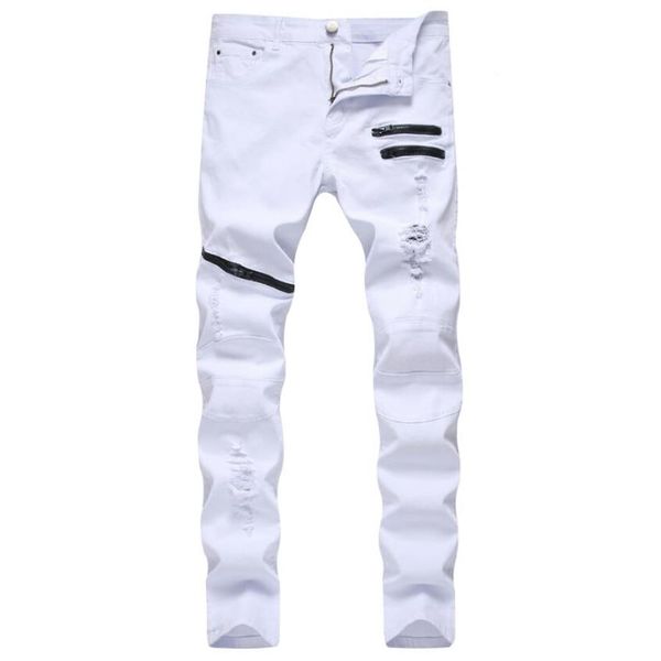 2021 mens jeans distressed motorcycle biker rock skinny slim ripped hole stripe fashionable zipper design denim pants248o, Blue
2021 mens jeans distressed motorcycle biker rock skinny slim ripped hole stripe fashionable zipper design denim pants248o, Blue