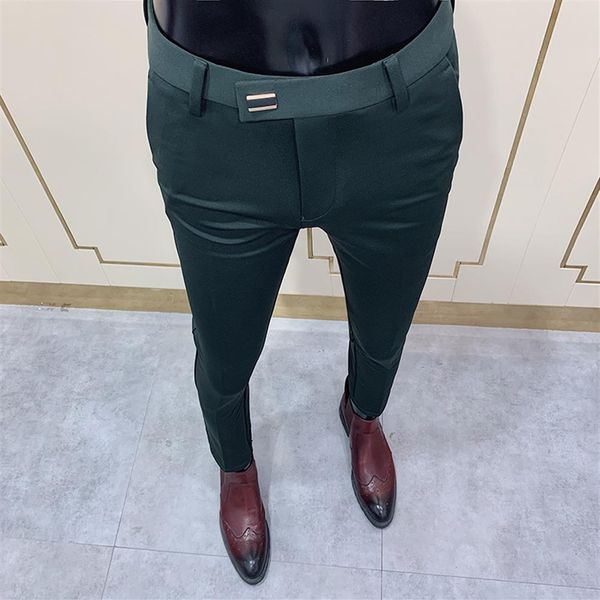 2020 new mens social pants fashion slim button suit pant men green pants street clothing men business slim dress solid suit pant320j, White;black
2020 new mens social pants fashion slim button suit pant men green pants street clothing men business slim dress solid suit pant320j, White;black