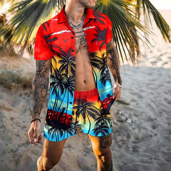 men's tracksuits men's set printed polo collar short sleeve casual shirt beach shorts summer street clothing holiday hawaii set me, Gray
men's tracksuits men's set printed polo collar short sleeve casual shirt beach shorts summer street clothing holiday hawaii set me, Gray