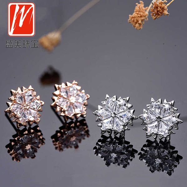 designer rovski luxury jewelry accessories new snowflake earrings beautiful crystal snowflake earrings women's romantic simple earrings, Black
designer rovski luxury jewelry accessories new snowflake earrings beautiful crystal snowflake earrings women's romantic simple earrings, Black