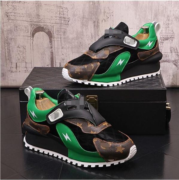casual shoes old daddy shoes men's fashion printing casual round head color matching sneakers increase the couple joker trend shoes., Black
casual shoes old daddy shoes men's fashion printing casual round head color matching sneakers increase the couple joker trend shoes., Black