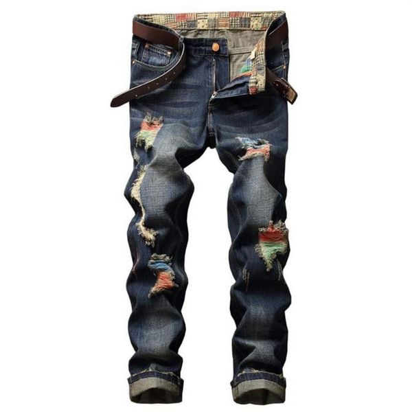 men's jeans el barco cotton ripped holes hip hop denim men autumn streetwear scratched fashion male pants soft vintage slim t310q, Blue
men's jeans el barco cotton ripped holes hip hop denim men autumn streetwear scratched fashion male pants soft vintage slim t310q, Blue