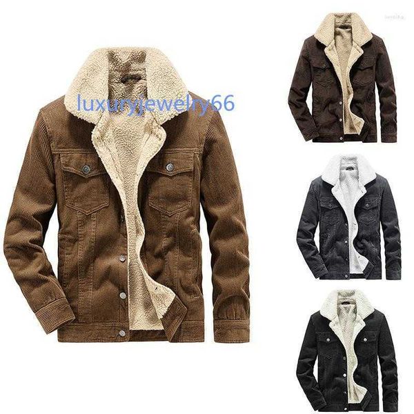 men's jackets 2023 winter corduroy jacket with plush thickened cotton men coat retro work clothes casual warm high quality, Black;brown
men's jackets 2023 winter corduroy jacket with plush thickened cotton men coat retro work clothes casual warm high quality, Black;brown