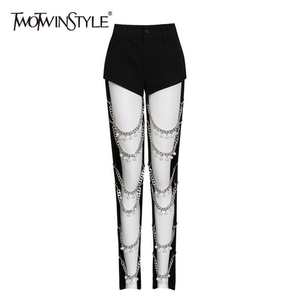 black patchwork chain jeans for women high waist casual streetwear pants female fashion new clothing stylish 2104285544320, Blue
black patchwork chain jeans for women high waist casual streetwear pants female fashion new clothing stylish 2104285544320, Blue