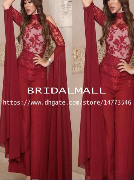 long sleeve dark red jumpsuit prom dresses high neck appliques african formal evening gowns abenkleider celebrity dress cocktail p7245620, Black
long sleeve dark red jumpsuit prom dresses high neck appliques african formal evening gowns abenkleider celebrity dress cocktail p7245620, Black