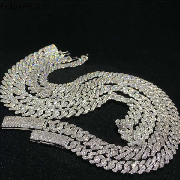 sterling sier 10mm 12mm 14mm moissanite miami cuban link chain iced out bling hip hop moissanite diamond cuban necklace, Silver
sterling sier 10mm 12mm 14mm moissanite miami cuban link chain iced out bling hip hop moissanite diamond cuban necklace, Silver