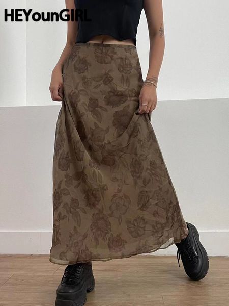 skirts heyoungirl autumn long skirt vintage floral print low rise ladies skirts aesthetic y2k high street retro mesh chic skirt casual 23081, Black
skirts heyoungirl autumn long skirt vintage floral print low rise ladies skirts aesthetic y2k high street retro mesh chic skirt casual 23081, Black