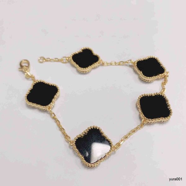 classic fashion designer clover bracelets flowers charm bracelet love bangle link chain women luxury jewelry van gdf, Golden;silver
classic fashion designer clover bracelets flowers charm bracelet love bangle link chain women luxury jewelry van gdf, Golden;silver