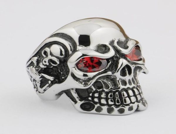 linsion huge heavy 316l stainless steel red cz eyes titan skull ring mens boys biker rock punk style 3a6018003161, Golden;silver
linsion huge heavy 316l stainless steel red cz eyes titan skull ring mens boys biker rock punk style 3a6018003161, Golden;silver