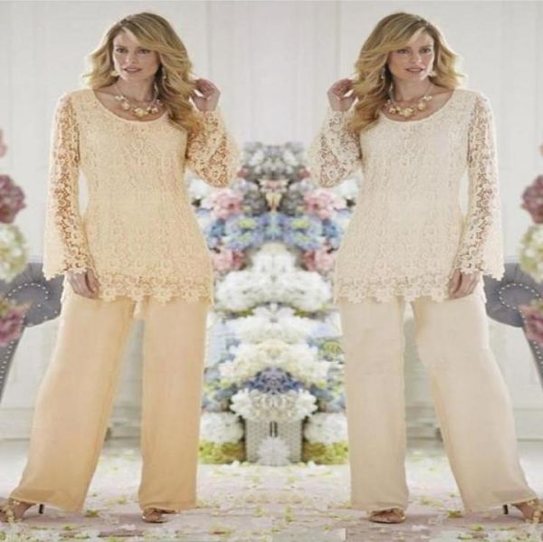 plus size mothers pant suits jewel neckline lace illusion long sleeves two pieces mother of the bride dresses dh3657803164, Black;red 
plus size mothers pant suits jewel neckline lace illusion long sleeves two pieces mother of the bride dresses dh3657803164, Black;red