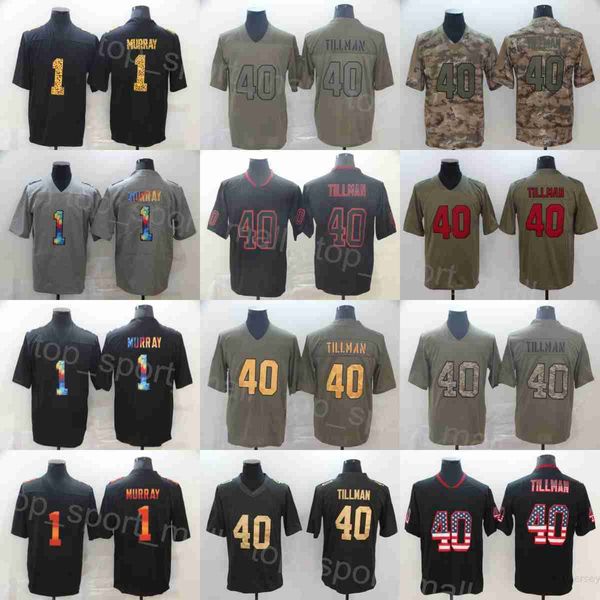 man football 40 pat tillman jerseys 1 kyler murray stitching hemp grey drift rainbow leopard grain usmc flag olive salute to service camo tu, Black;red
man football 40 pat tillman jerseys 1 kyler murray stitching hemp grey drift rainbow leopard grain usmc flag olive salute to service camo tu, Black;red