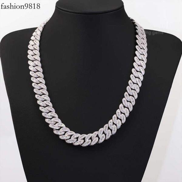 custom 20mm wide baguette with round moissanite pass diamond tester sier cuban link chain, Silver
custom 20mm wide baguette with round moissanite pass diamond tester sier cuban link chain, Silver