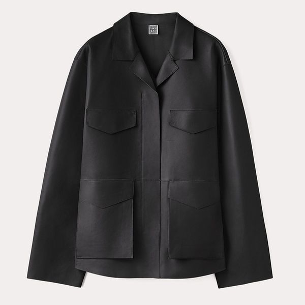 new toteme sheepskin short work piece loose leather jacket jacket minimalist three-dimensional bag, Black;brown
new toteme sheepskin short work piece loose leather jacket jacket minimalist three-dimensional bag, Black;brown