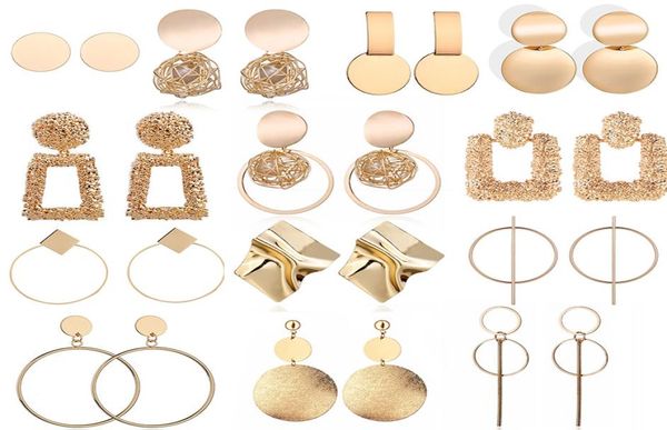 trendy fashion elegant metal hoop earring woman 2019 new vintage gold color korean statement drop earrings accessories brinc1413725, Silver
trendy fashion elegant metal hoop earring woman 2019 new vintage gold color korean statement drop earrings accessories brinc1413725, Silver