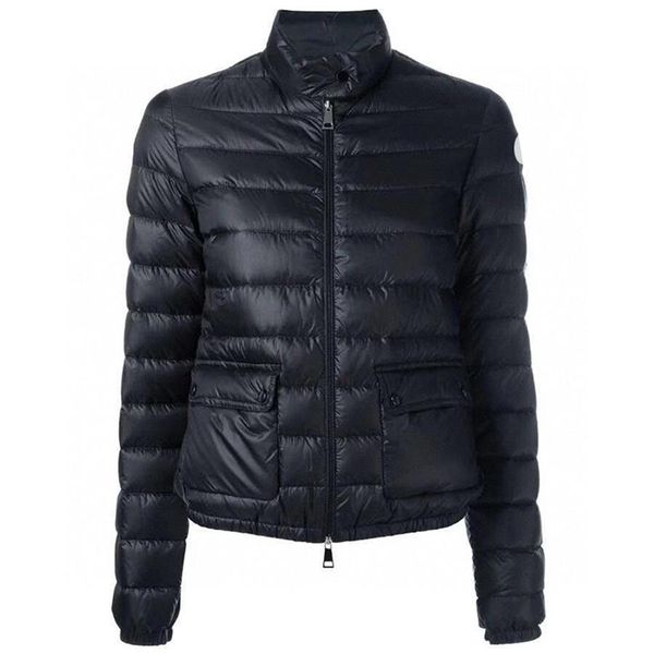 stand collar lightweight women down jackets double pockets design puffer jacket arm badge winter womens down jacket size 1--4280s, Black
stand collar lightweight women down jackets double pockets design puffer jacket arm badge winter womens down jacket size 1--4280s, Black