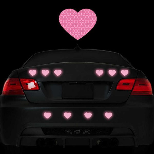10pcs love heart highly reflective stickers for car truck motorcycle reflector decor night satety driving warning mark decal r230812
10pcs love heart highly reflective stickers for car truck motorcycle reflector decor night satety driving warning mark decal r230812