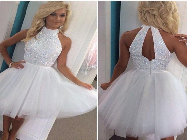 white new major beading homecoming dresses short keyhole back prom dresses a line high neck party dresses formal evening cocktail 6941665, Blue;pink
white new major beading homecoming dresses short keyhole back prom dresses a line high neck party dresses formal evening cocktail 6941665, Blue;pink