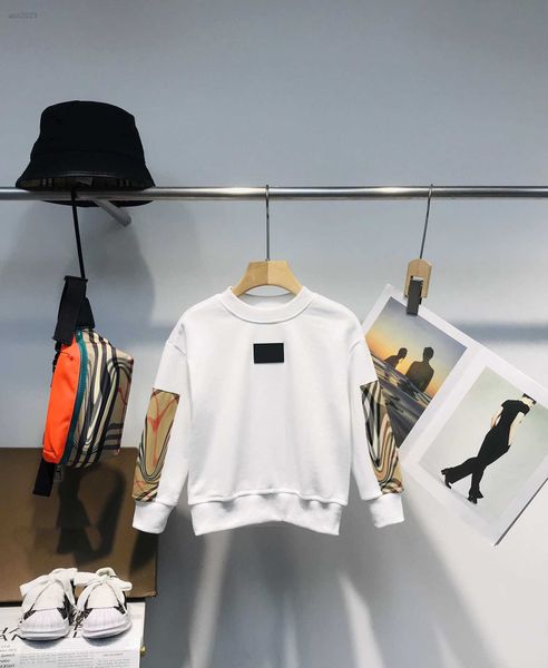 new designer baby clothes kids hoodies boys sweater size 100-150 cm plaid patchwork sleeves girl sweatshirts, Black 
new designer baby clothes kids hoodies boys sweater size 100-150 cm plaid patchwork sleeves girl sweatshirts, Black