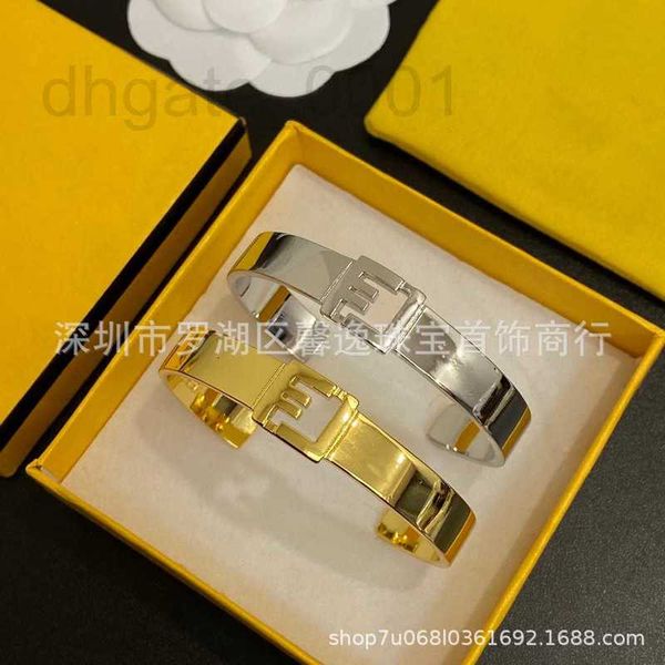 bangle designer new double f smooth face bracelet women's net red simple f-line medieval ins light luxury handicrafts versatile trend d, Black
bangle designer new double f smooth face bracelet women's net red simple f-line medieval ins light luxury handicrafts versatile trend d, Black