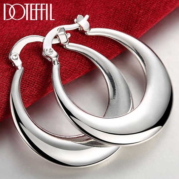 doteffil 925 sterling silver circle smooth u shape big hoop earrings for women wedding engagement jewelry
doteffil 925 sterling silver circle smooth u shape big hoop earrings for women wedding engagement jewelry