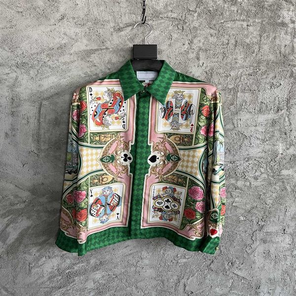 high-end quality designer casual silk shirt - us size shirts - fashionable exquisite poker print design mens luxury single breaste232j, White;black
high-end quality designer casual silk shirt - us size shirts - fashionable exquisite poker print design mens luxury single breaste232j, White;black