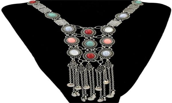 pendant necklaces retro ethnic style long tassel sweater chain lady jewelry exaggerated women bohemian crystal colorful choker bij8070556, Silver
pendant necklaces retro ethnic style long tassel sweater chain lady jewelry exaggerated women bohemian crystal colorful choker bij8070556, Silver