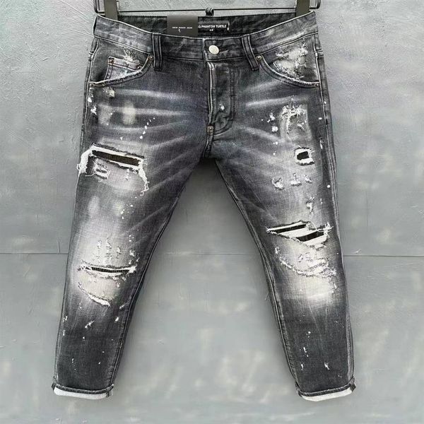 dsq phantom turtle men's jeans classic fashion man jeans hip hop rock moto mens casual design ripped jeans distressed skinny 226m, Blue
dsq phantom turtle men's jeans classic fashion man jeans hip hop rock moto mens casual design ripped jeans distressed skinny 226m, Blue