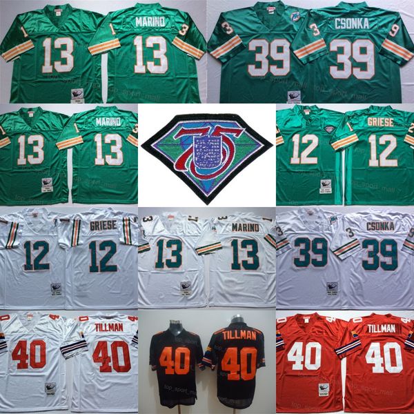 retro foobtall 40 pat tillman jersey 1994 vintage 12 bob griese 13 dan marino 39 larry csonka 75th anniversary black red white green man vin
retro foobtall 40 pat tillman jersey 1994 vintage 12 bob griese 13 dan marino 39 larry csonka 75th anniversary black red white green man vin