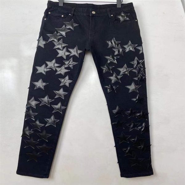 mens jeans embroidery patches distressed straight motorcycle washed biker heavy industry pants for male hoodie women 2653, Blue
mens jeans embroidery patches distressed straight motorcycle washed biker heavy industry pants for male hoodie women 2653, Blue