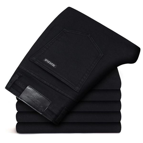 men's jeans 2021 brands trousers men clothes black elasticity skinny business casual male denim slim pants classic style302w, Blue
men's jeans 2021 brands trousers men clothes black elasticity skinny business casual male denim slim pants classic style302w, Blue