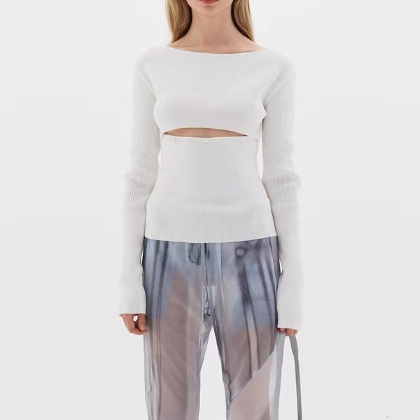 women's sweaters korean version of niche low off shoulder sweater slim fit chest open versatile 2023 spring summer 230811, White;black
women's sweaters korean version of niche low off shoulder sweater slim fit chest open versatile 2023 spring summer 230811, White;black
