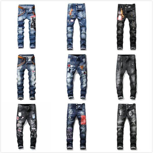 mens denim jeans black ripped pants version skinny broken h2 italy stlye bike motorcycle rock revival196p, Blue
mens denim jeans black ripped pants version skinny broken h2 italy stlye bike motorcycle rock revival196p, Blue