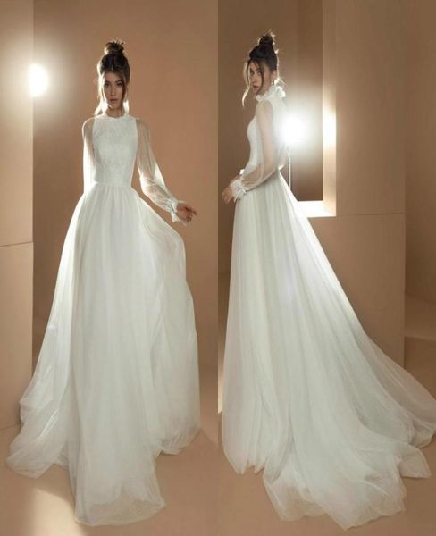beach a line wedding dresses 2020 high neck lace appliques romantic bridal gowns long sleeve bohemian wedding vestido de noiva5852382, White
beach a line wedding dresses 2020 high neck lace appliques romantic bridal gowns long sleeve bohemian wedding vestido de noiva5852382, White