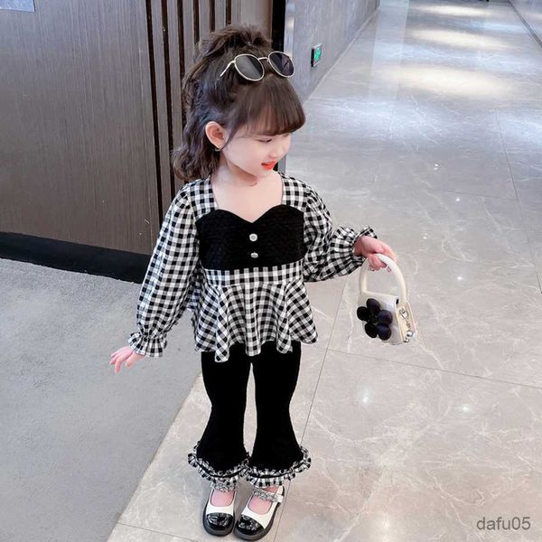 clothing sets kids clothes plaid pattern girls clothing blouse pants costumes for girls casual style children's clothing r230812, White
clothing sets kids clothes plaid pattern girls clothing blouse pants costumes for girls casual style children's clothing r230812, White